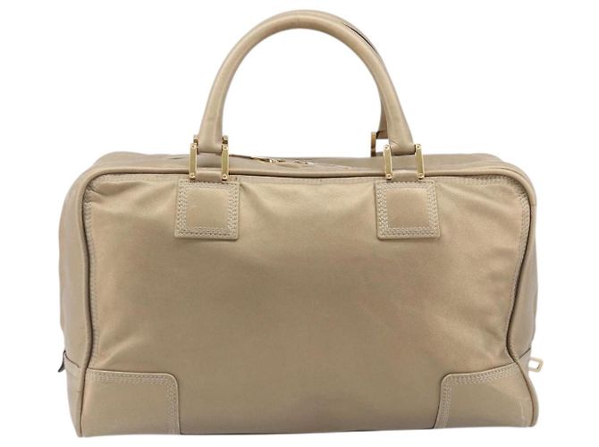 LOEWE Amazona 35 Handtasche Leder Gold Authentisch 204893A Golden - Ansicht 2