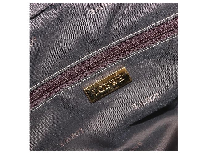 LOEWE Amazona 35 Handtasche Leder Gold Authentisch 204893A Golden - Ansicht 22