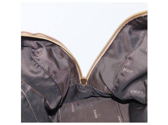 LOEWE Amazona 35 Handtasche Leder Gold Authentisch 204893A Golden - Ansicht 24