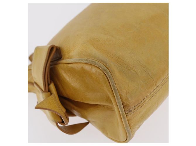 Borsa a tracolla Miu Miu in pelle Giallo Oro Auth 167727A D'oro - vista 19