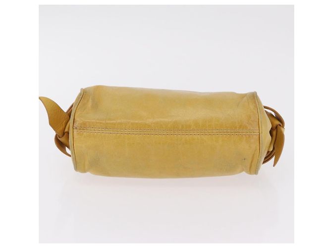 Borsa a tracolla Miu Miu in pelle Giallo Oro Auth 167727A D'oro - vista 6