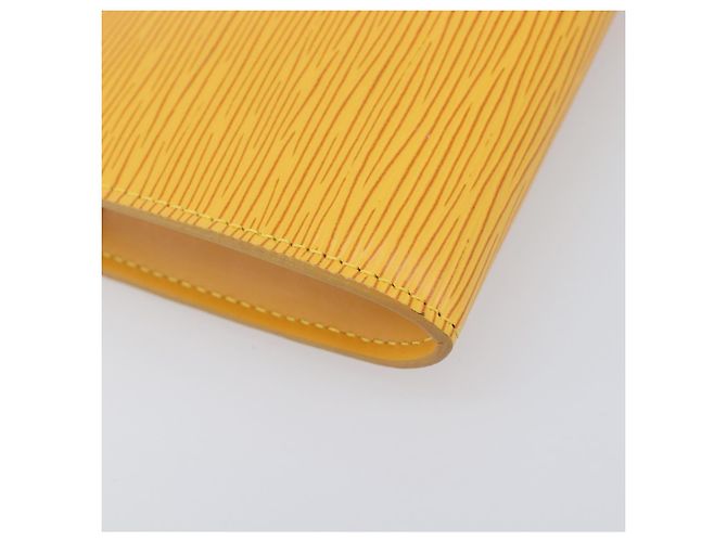 LOUIS VUITTON Epi Pochette Accessoires Pouch Yellow M52989 LV Auth 206757V Giallo - vista 15