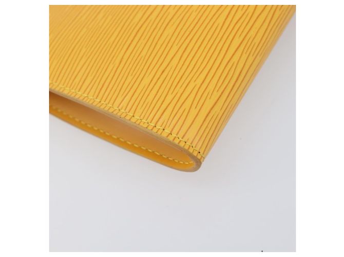 LOUIS VUITTON Epi Pochette Accessoires Pouch Yellow M52989 LV Auth 206757V Giallo - vista 17
