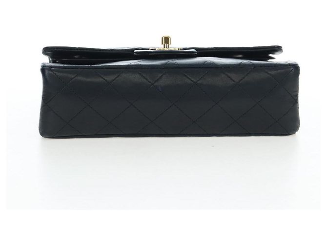 Borsa a tracolla CHANEL Chain Matelasse 23 in pelle d'agnello nera e oro CC Auth BA16032SAV Nero D'oro - vista 11