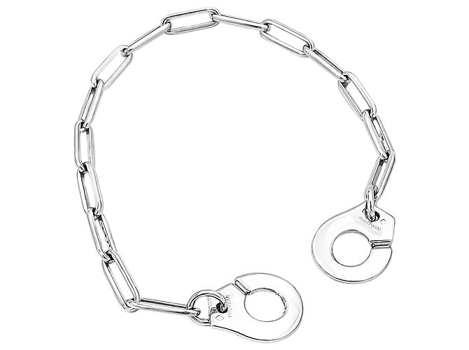 Dinh Van Armband, "Menottes", Weißgold. - Ansicht 2