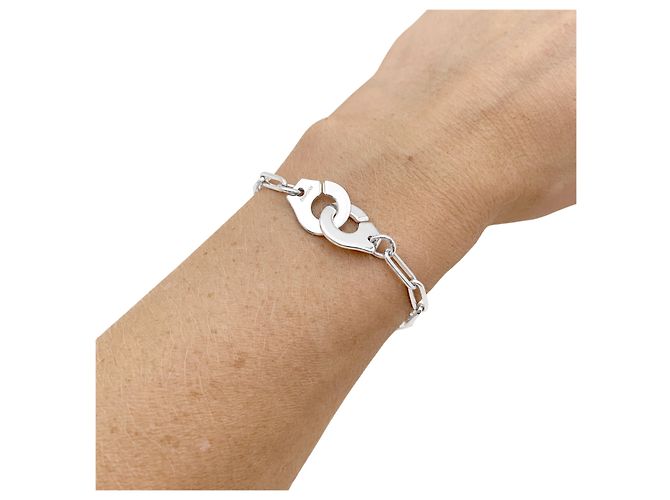 Dinh Van Armband, "Menottes", Weißgold. - Ansicht 6