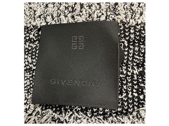Givenchy Cárdigan de Cuello Redondo con Motivo 4G Negro / Blanco - vista 4