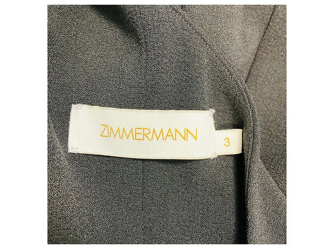 Tuta Zimmermann Black One Shoulder Neck Tie Nero - vista 4
