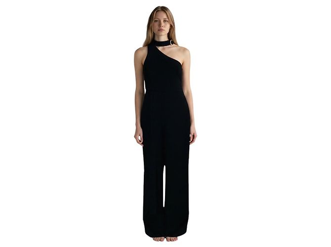 Tuta Zimmermann Black One Shoulder Neck Tie Nero - vista 6