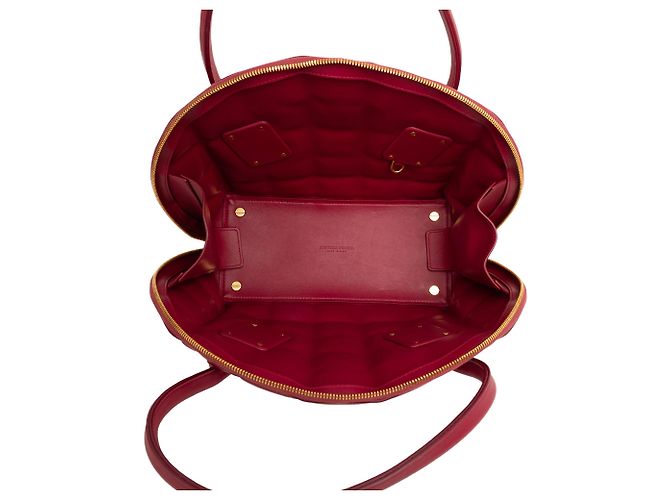 Bottega Veneta Medium Padded Leather Swoop Bag Satchel rot - Ansicht 4