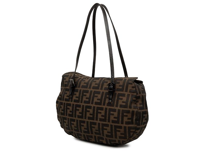 Fendi Zucca Canvas Schultertasche braun - Ansicht 2