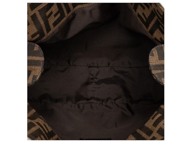Fendi Zucca Canvas Schultertasche braun - Ansicht 4