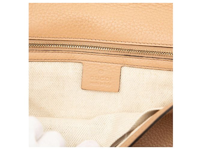 Clutch Soho Disco Gucci de piel de becerro marrón Castaño - vista 5