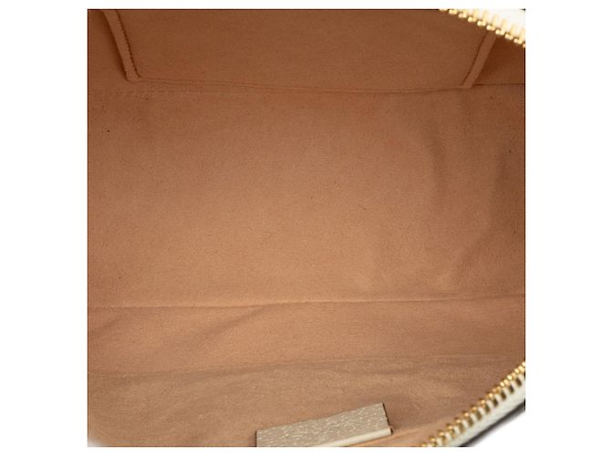 Borsa a tracolla Gucci Small GG Supreme Web Flora Ophidia Dome Beige - vista 4