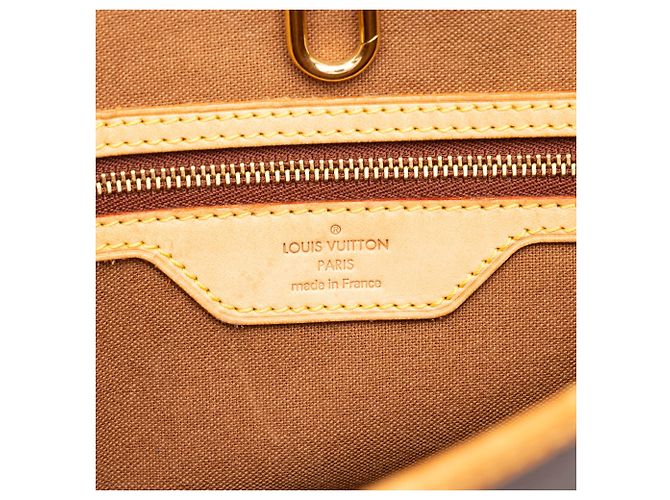 Sac cabas horizontal Louis Vuitton Monogram Batignolles marron - vue 5