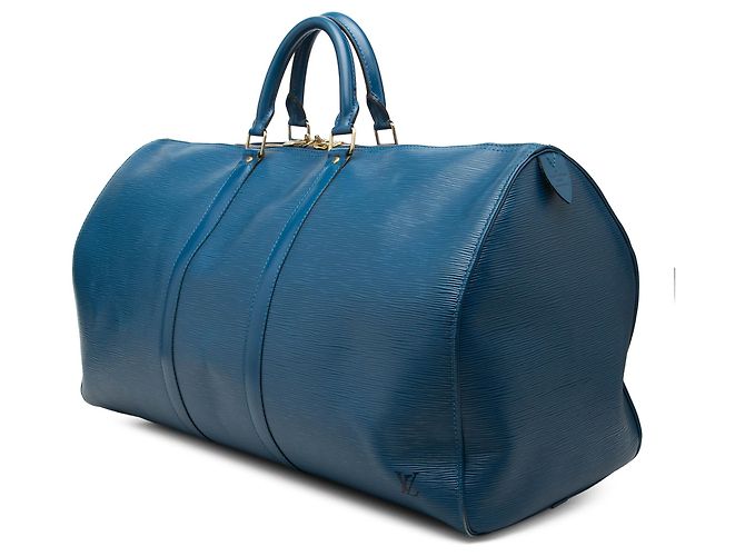Mala de Viagem Louis Vuitton Epi Keepall 55 Azul - vista 2