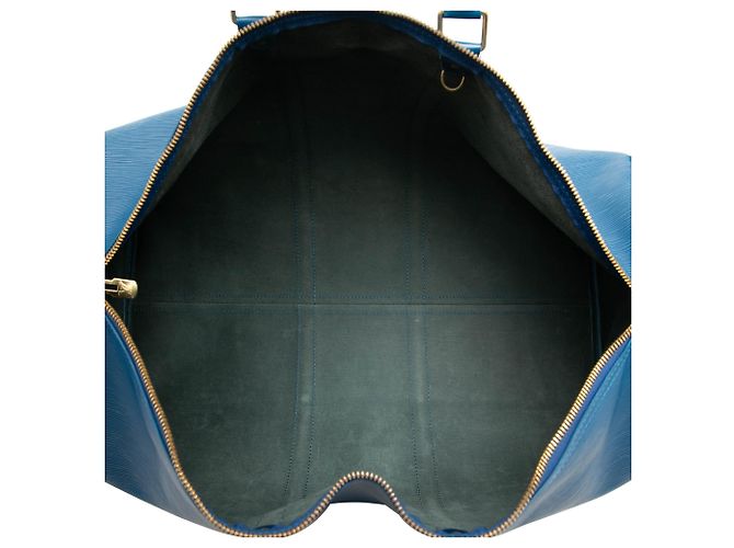 Mala de Viagem Louis Vuitton Epi Keepall 55 Azul - vista 4