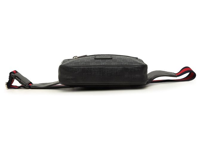 Borsa cintura Gucci GG Supreme Web nera Nero - vista 3
