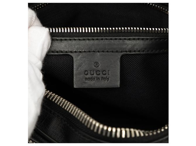 Borsa cintura Gucci GG Supreme Web nera Nero - vista 5