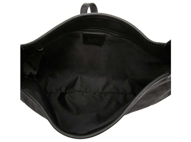 Borsa Hobo Jackie Gucci GG Canvas Nera Nero - vista 4