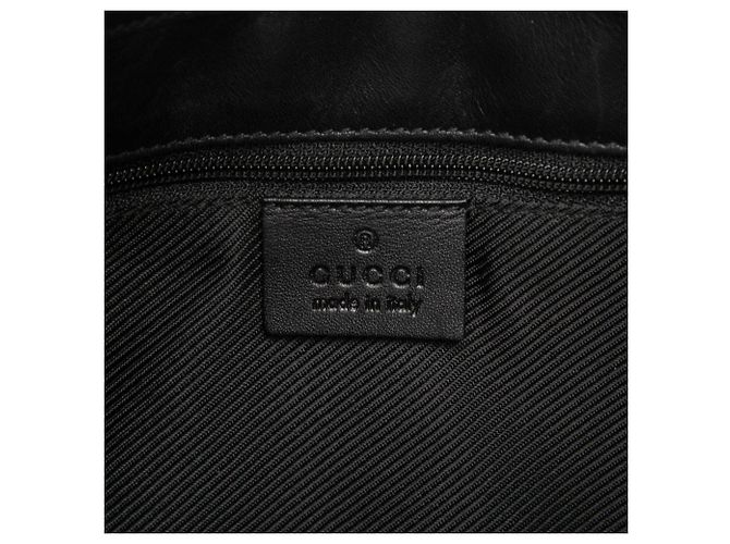 Borsa Hobo Jackie Gucci GG Canvas Nera Nero - vista 5