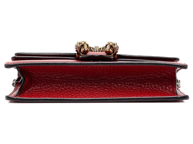 Bolso bandolera Mini Dionysus Gucci de piel de becerro rojo Roja - vista 3