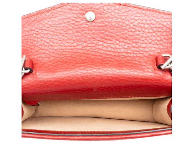 Bolso bandolera Mini Dionysus Gucci de piel de becerro rojo Roja - vista 4