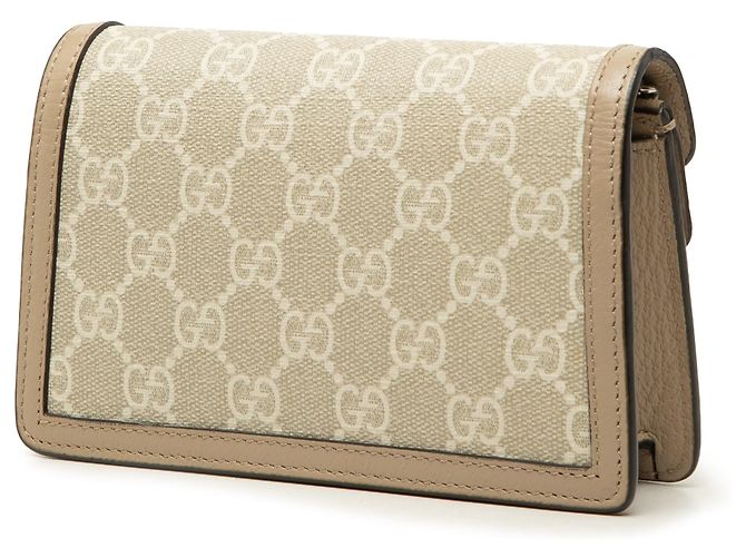 Borsa a tracolla Gucci Mini GG Supreme Dionysus Beige - vista 2