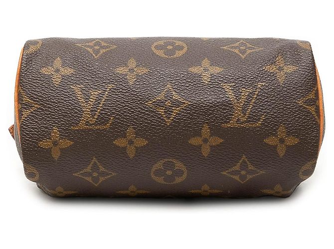 Bolsa Louis Vuitton Monogram Mini Speedy HL Castanha Marrom - vista 3