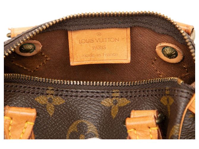Bolsa Louis Vuitton Monogram Mini Speedy HL Castanha Marrom - vista 5