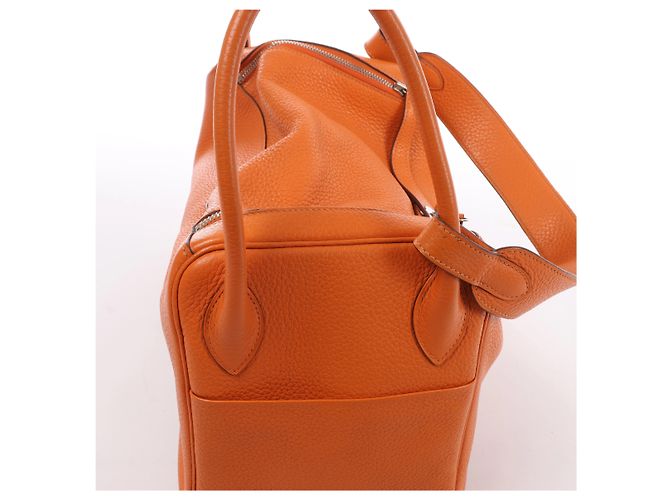 Hermès Lindy 34 Taurillon Clemence 2Way Handbag Orange R: 2014 Naranja - vista 4