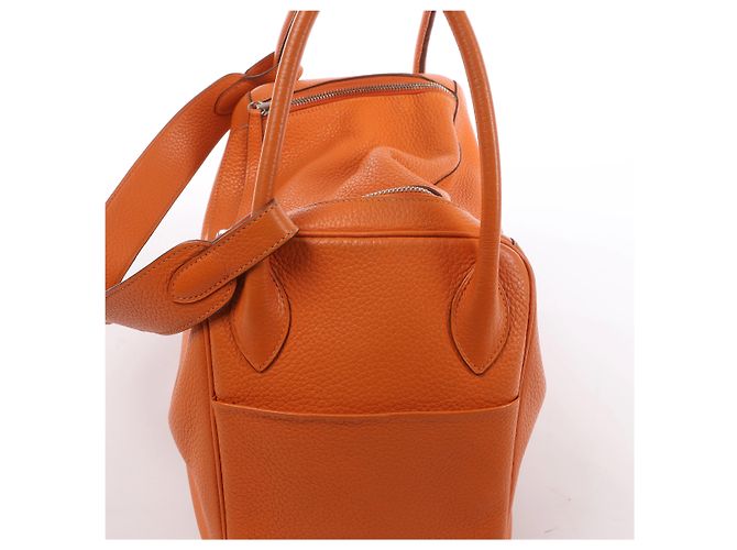 Hermès Lindy 34 Taurillon Clemence 2Way Handbag Orange R: 2014 Naranja - vista 5