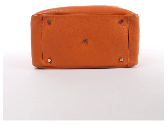 Hermès Lindy 34 Taurillon Clemence 2Way Handbag Orange R: 2014 Naranja - vista 8