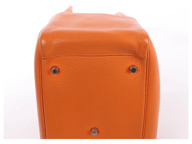 Hermès Lindy 34 Taurillon Clemence 2Way Handbag Orange R: 2014 Naranja - vista 9
