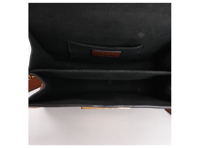 Bolsa Tiracolo Louis Vuitton Dauphine Mini Monogram x Reverse em Castanho Vermelho - vista 10