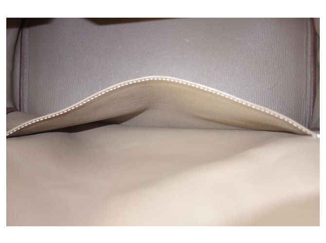 Hermès Birkin 35 Handtasche Etoupe Grau - Ansicht 12