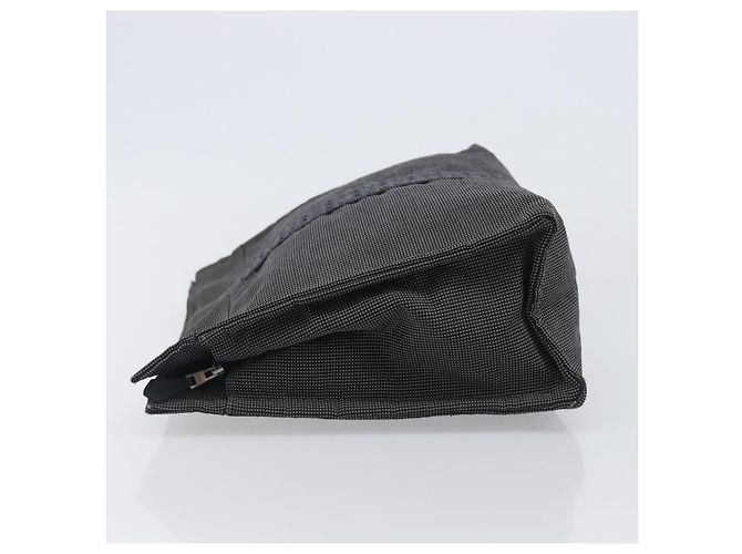 Hermès Herline Cosmetic Canvas Medium Marrone - vista 4