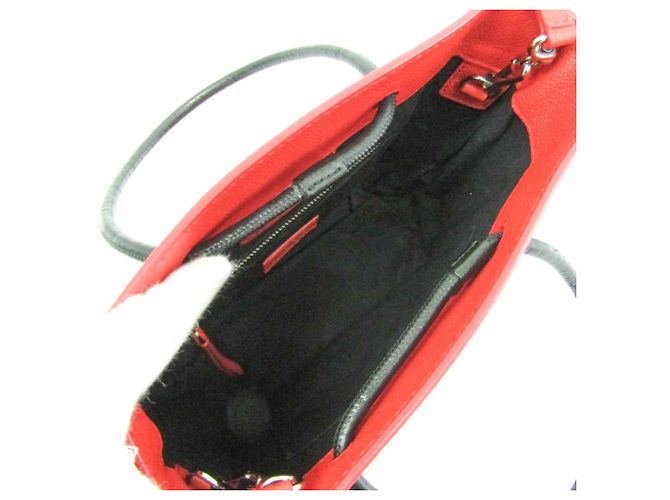 Balenciaga Shopping Leather XXS Roja - vista 3