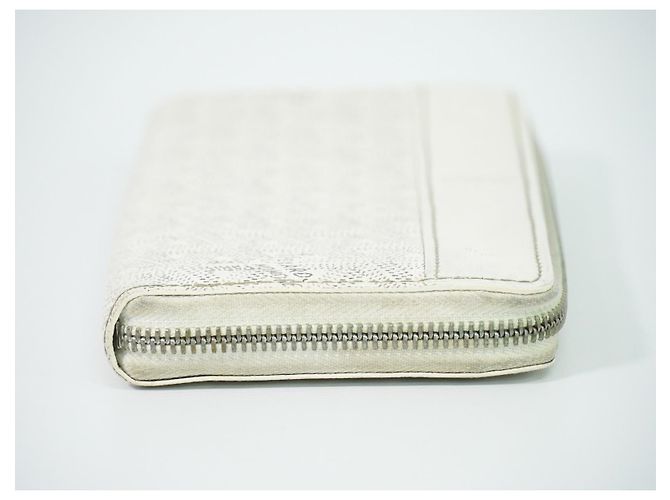 Goyard Matignon Zip Coated Canvas with Leather PM Bianco - vista 3
