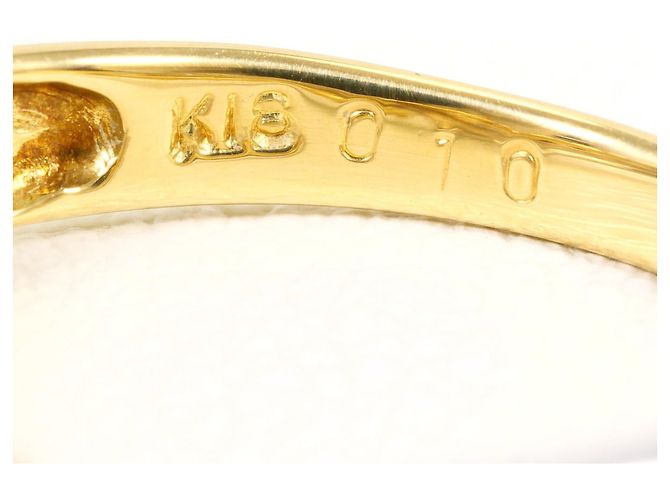 Autre Marque Ehering aus PT900 Platin und 18K Gelbgold Golden - Ansicht 4