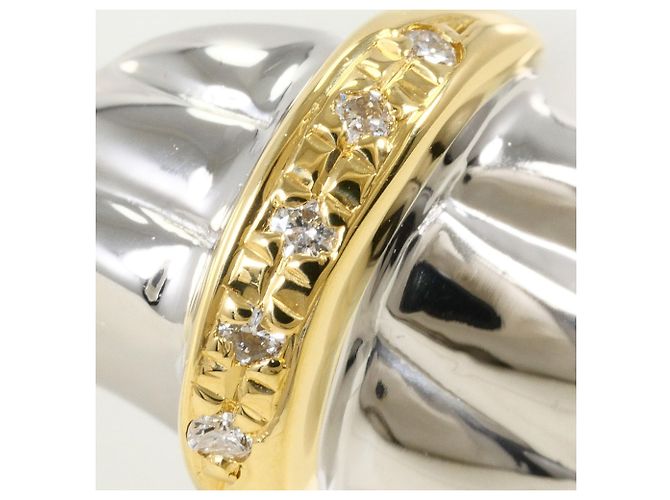 Autre Marque Anello fede in platino PT900 e oro giallo 18K D'oro - vista 2