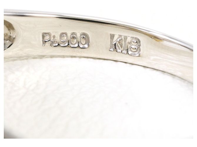 Autre Marque Anello fede in platino PT900 e oro giallo 18K D'oro - vista 6
