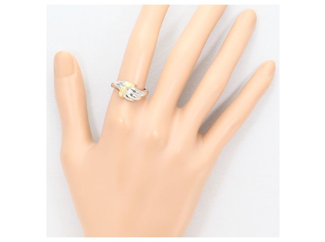 Autre Marque Anello fede in platino PT900 e oro giallo 18K D'oro - vista 7