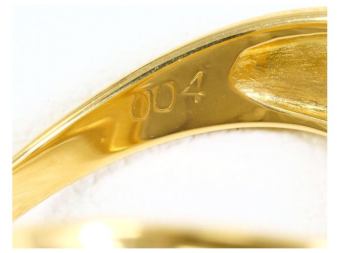 Autre Marque Ehering aus PT900 Platin und 18K Gelbgold Golden - Ansicht 6
