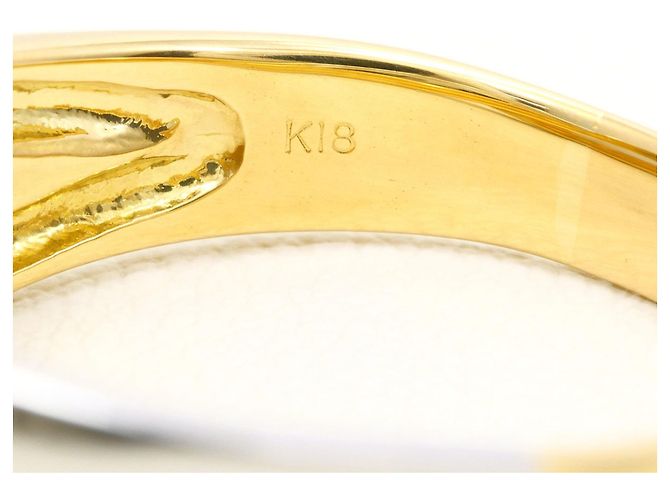 Autre Marque Ehering aus PT900 Platin und 18K Gelbgold Golden - Ansicht 5