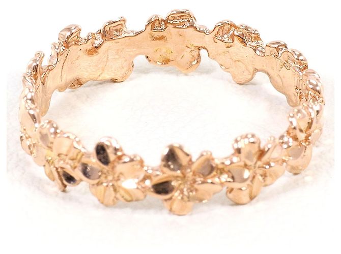 Autre Marque Anel aliança em ouro rosa 14K Dourado - vista 3
