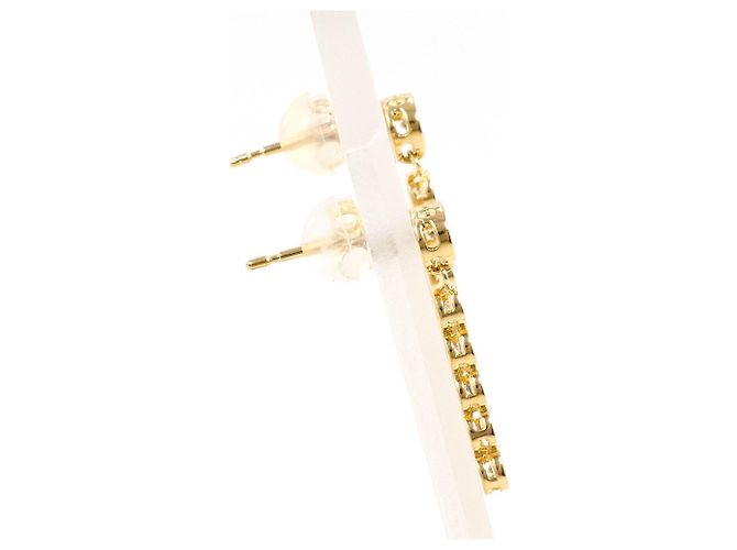 Autre Marque Orecchini a goccia in oro giallo 18K e diamanti D'oro - vista 2