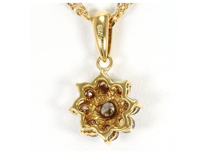 Autre Marque 18K Goldkette mit Diamant Golden - Ansicht 3