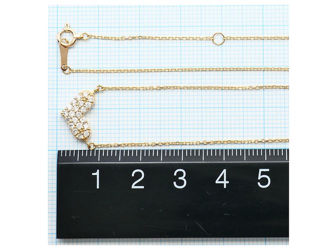 Autre Marque Collana in oro rosa 18K con diamante D'oro - vista 4