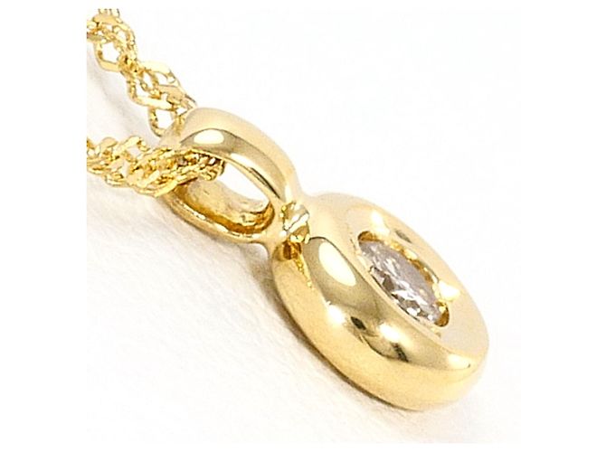 Autre Marque Collana in oro giallo 18K con diamante D'oro - vista 2